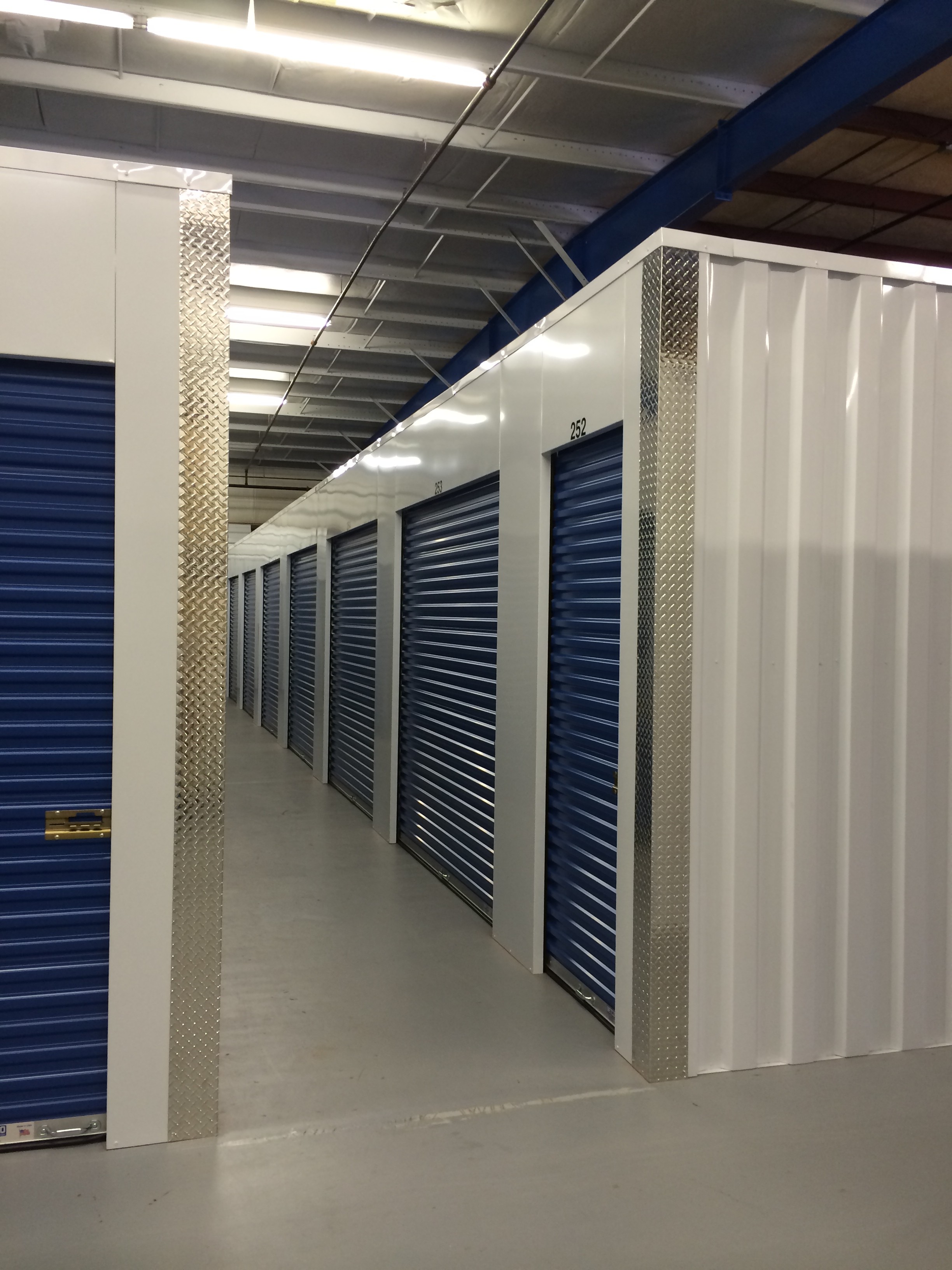 Climate-controlled storage units at Citywide Moving Systems Monroe NC facility